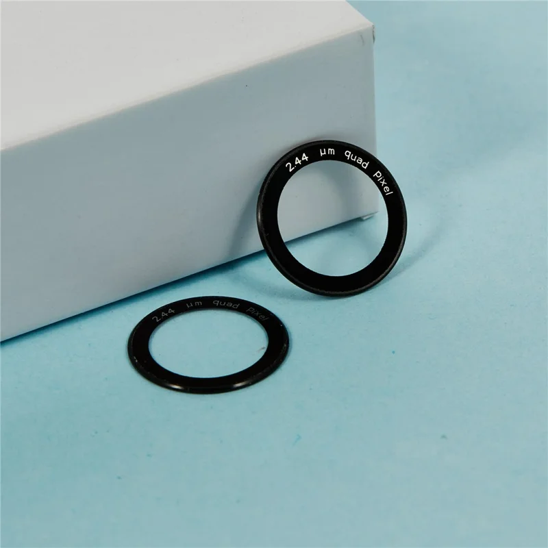 For iPhone 17 Camera Lens Protector Black Circle Tempered Glass Lens Film with Base Protection