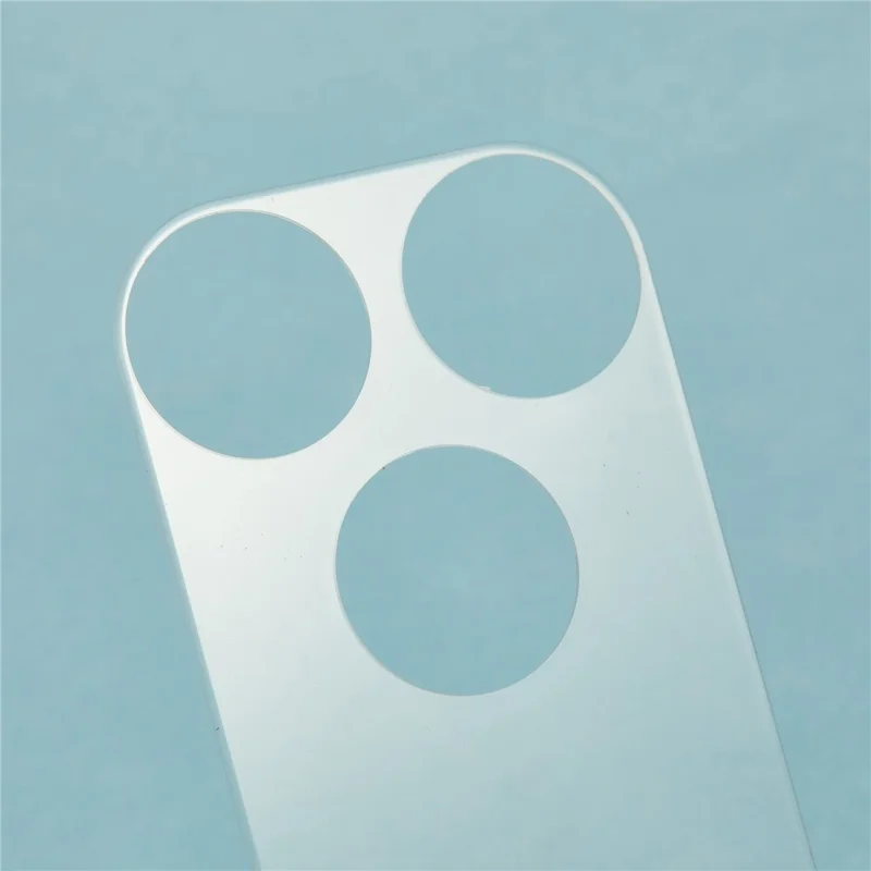 For iPhone 17 Pro Camera Lens Protector Black Circle Tempered Glass Lens Film with Base Protection