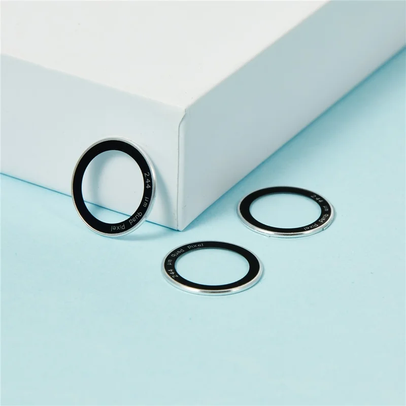 For iPhone 17 Pro Camera Lens Protector Black Circle Tempered Glass Lens Film with Base Protection