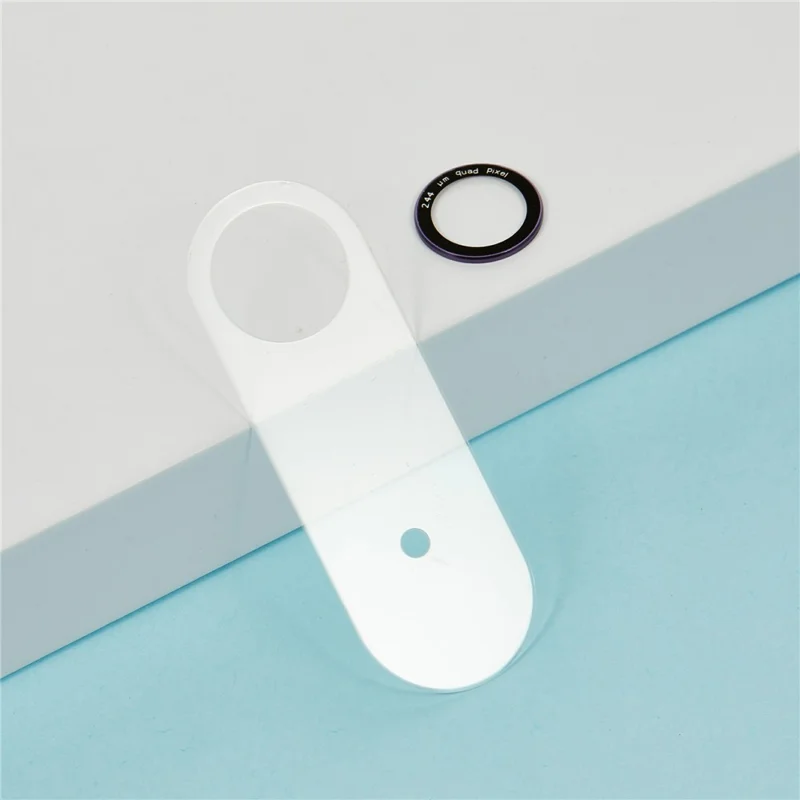 For iPhone Air Camera Lens Protector Black Circle Tempered Glass Lens Film with Base Protection