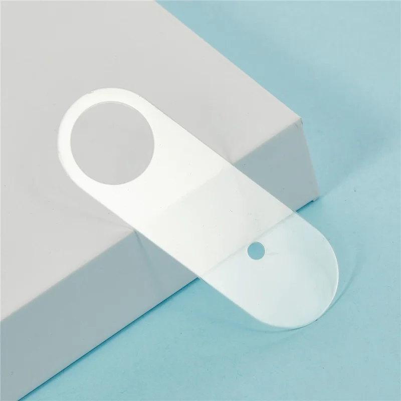 For iPhone Air Camera Lens Protector Black Circle Tempered Glass Lens Film with Base Protection