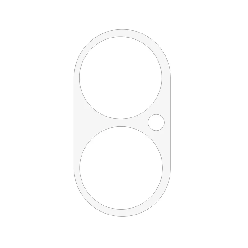 For iPhone 17 Camera Lens Protector HD Clear High Aluminium-silicon Glass Lens Film with Base Protection