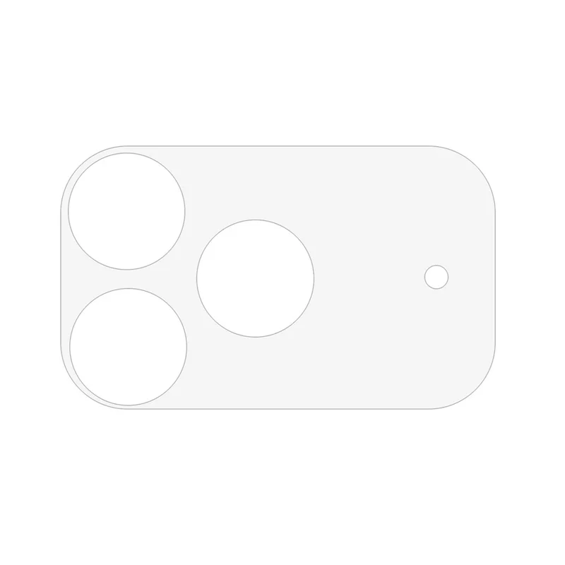 For iPhone 17 Pro Camera Lens Protector HD Clear High Aluminium-silicon Glass Lens Film with Base Protection