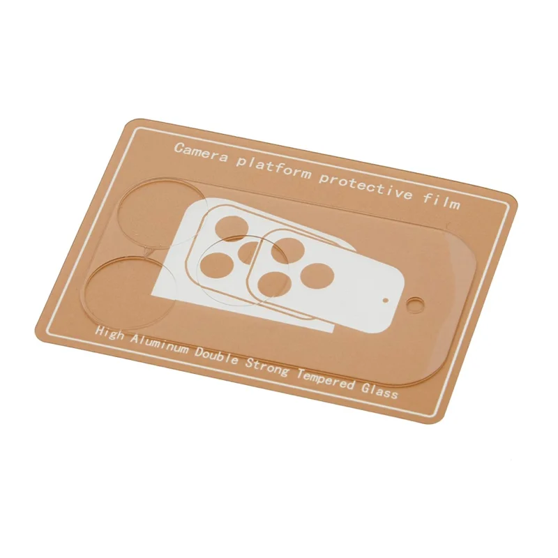 For iPhone 17 Pro Max Camera Lens Protector HD Clear High Aluminium-silicon Glass Lens Film with Base Protection