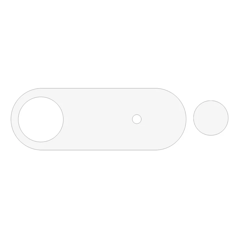 For iPhone Air Camera Lens Protector Tempered Glass Lens Film with Base Protection