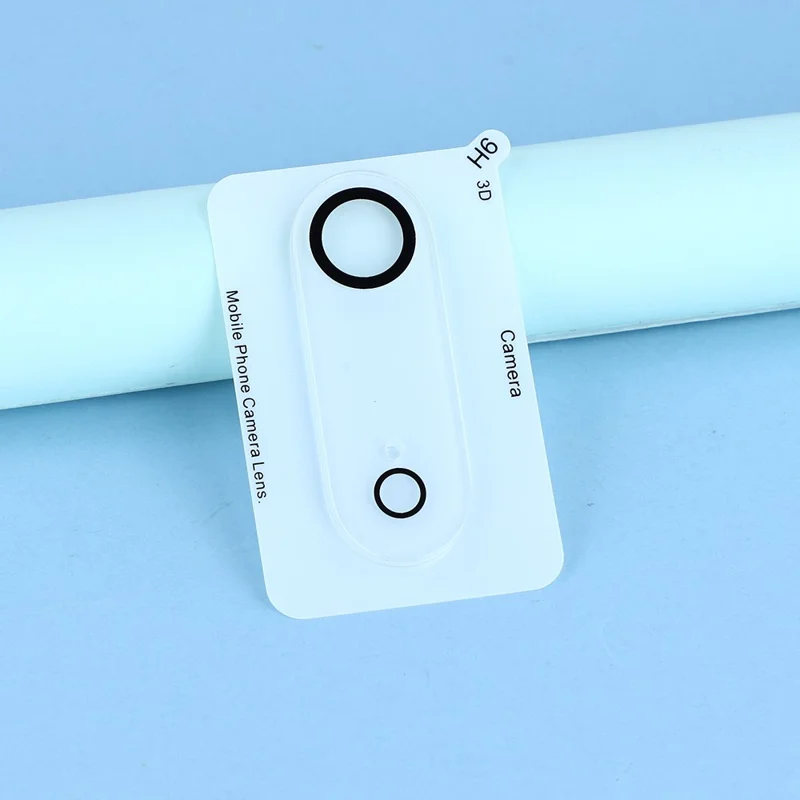 For iPhone Air Tempered Glass Back Film 2.5D Arc Edge Back Protector + Black Circle Lens Film