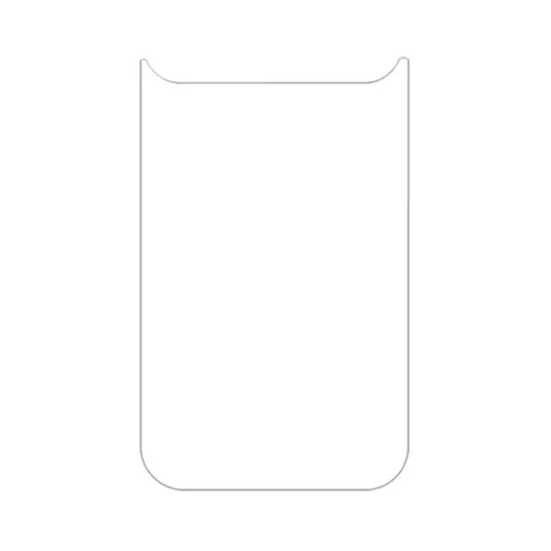 For iPhone 17 Pro Max Tempered Glass Back Film 2.5D Arc Edge Back Protector + Black Circle Lens Film