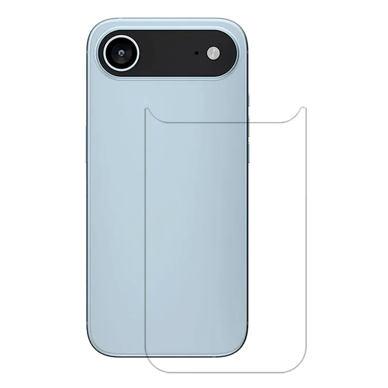 For iPhone Air HD Clear Tempered Glass Back Film 2.5D Arc Edge 9H Hardness Anti-Scratch Back Protector