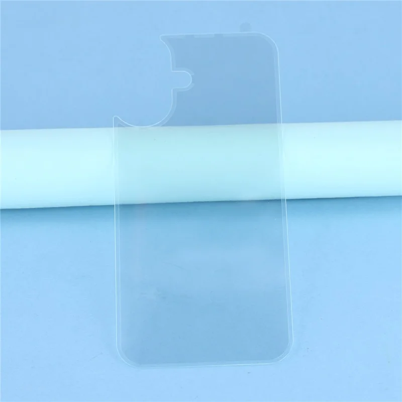 For iPhone 17 Back Screen Protector Clear Explosion-Proof Phone Rear Tempered Glass Film (Side Glue)