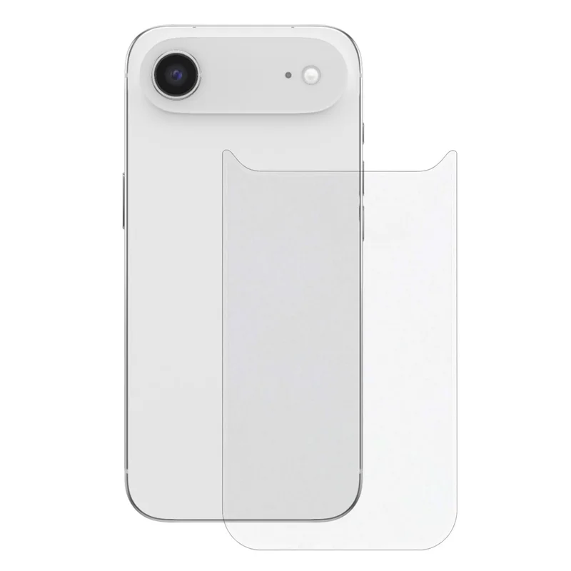 For iPhone Air Back Screen Protector Clear Explosion-Proof Phone Rear Tempered Glass Film (Side Glue)
