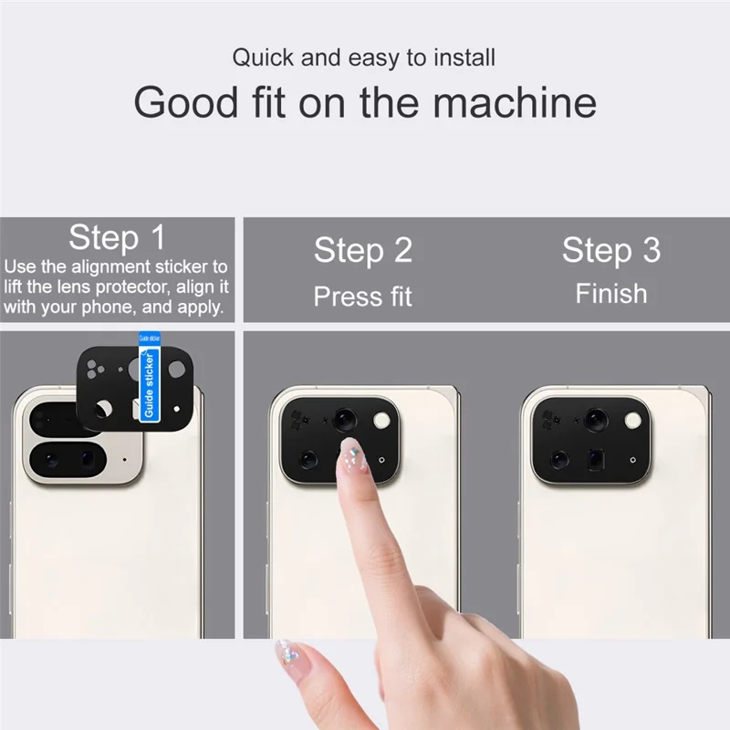 IMAK For Google Pixel 10 Pro Fold Metal Camera Lens Protector Lens Protective Cover