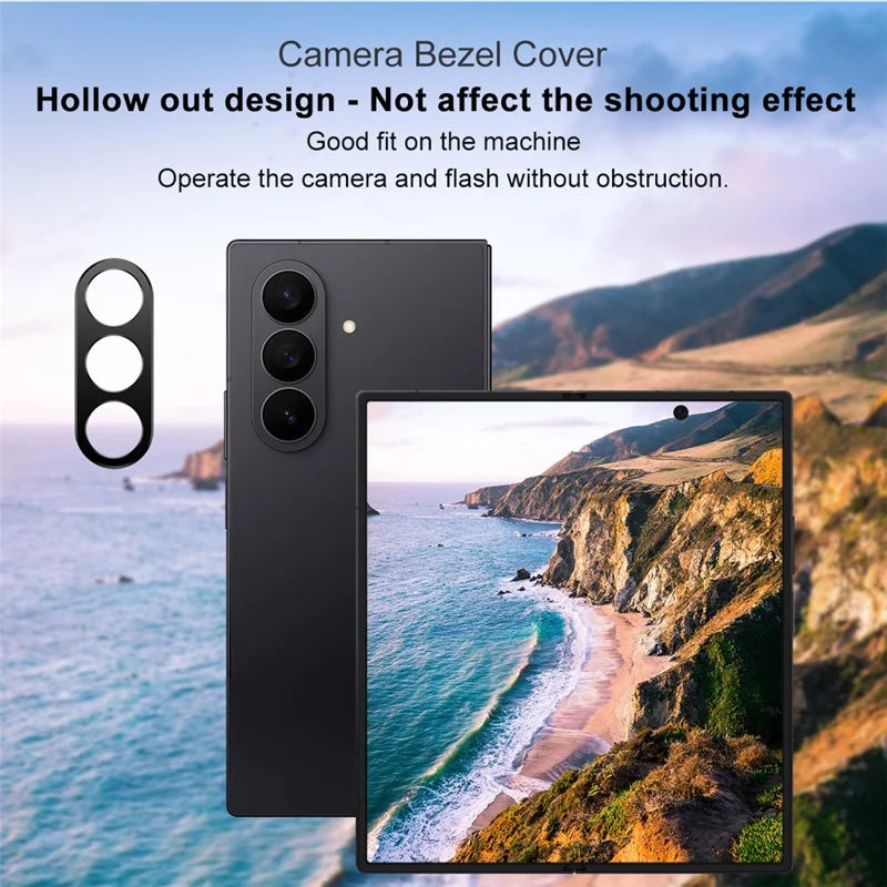 IMAK For Samsung Galaxy Z Fold7 5G Metal Camera Lens Protector Lens Protective Cover