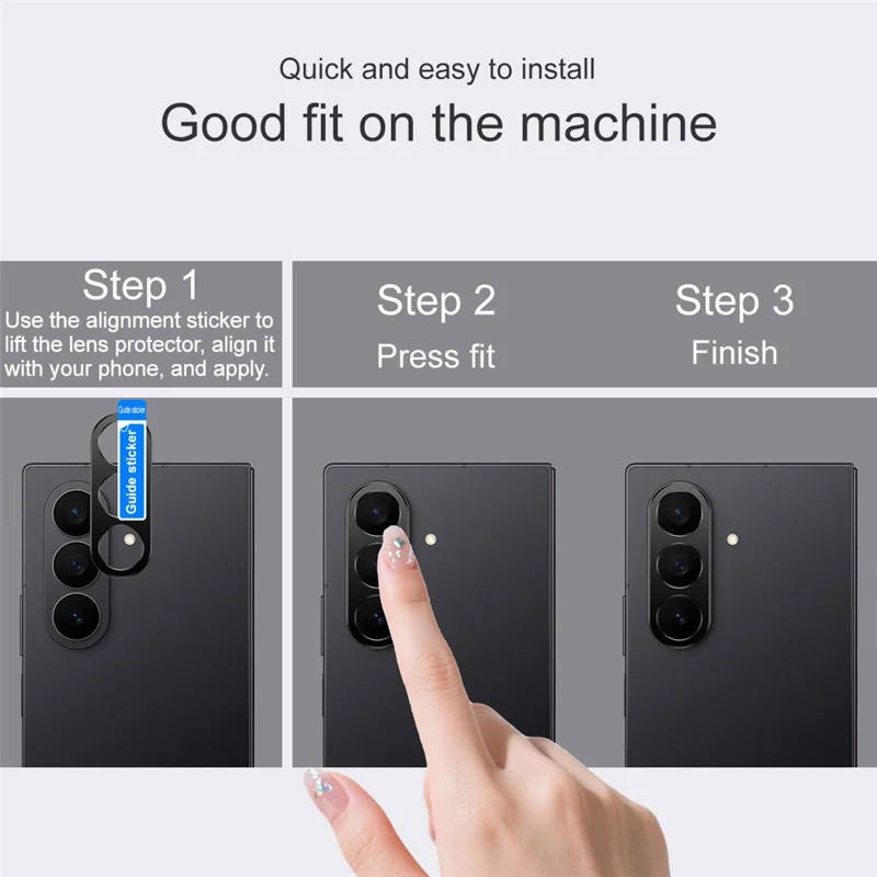 IMAK For Samsung Galaxy Z Fold7 5G Metal Camera Lens Protector Lens Protective Cover