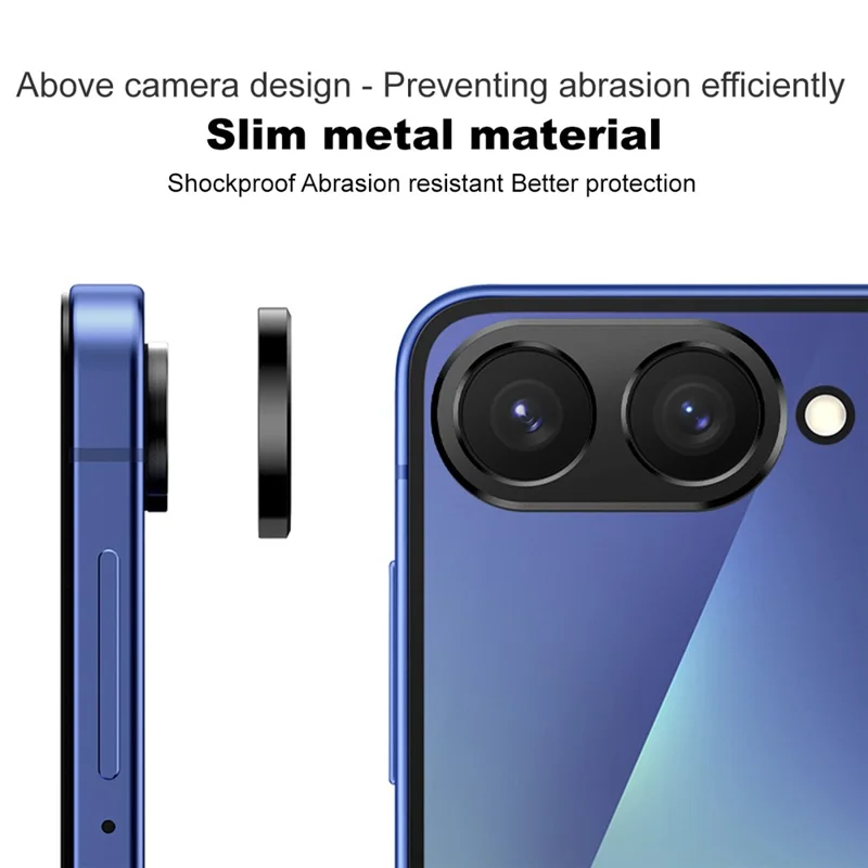 IMAK For Samsung Galaxy Z Flip7 5G Metal Camera Lens Protector Lens Protective Cover