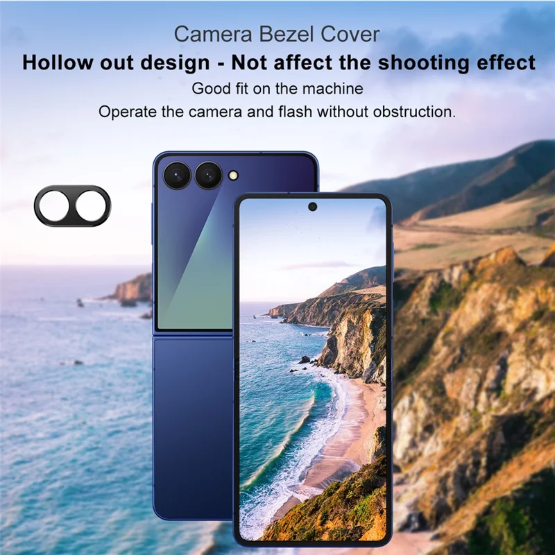 IMAK For Samsung Galaxy Z Flip7 5G Metal Camera Lens Protector Lens Protective Cover