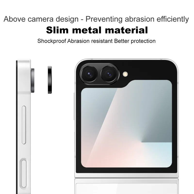 IMAK For Samsung Galaxy Z Flip7 FE 5G Metal Camera Lens Protector Lens Protective Cover