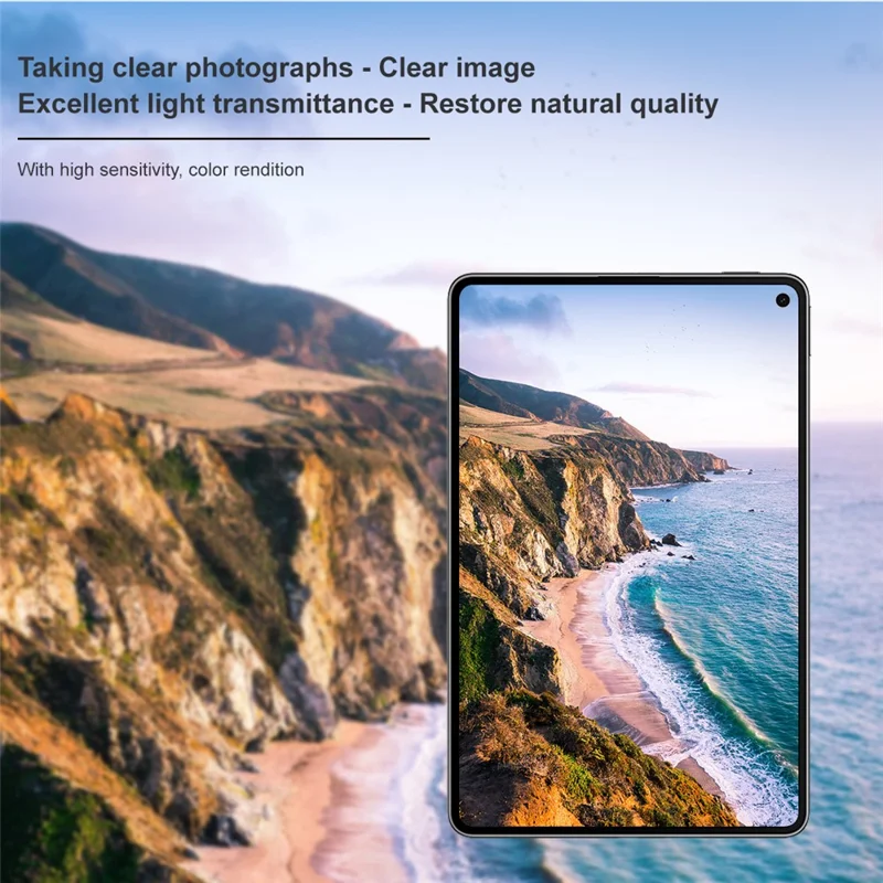 IMAK لجهاز Huawei MatePad Mini واقي عدسة كاميرا من الزجاج المقوى مع إطار تحديد المواقع الذاتي (النسخة السوداء)