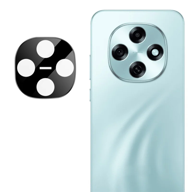 IMAK For Oppo A6 Pro 5G  /  F31 Pro 5G Camera Lens Protector Tempered Glass HD Clear Lens Film (Black Version)