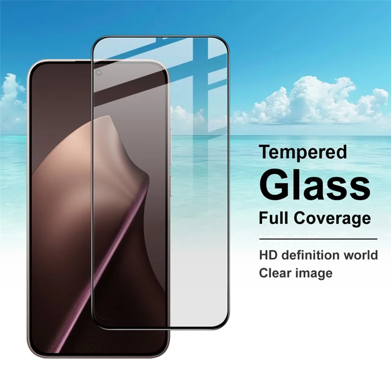 IMAK Pro+ Series For Xiaomi 15T Pro / 15T Screen Protector Full Coverage Tempered Glass Film (Fingerprint Unlock)