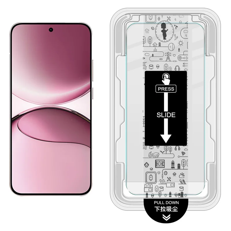 IMAK H Series For Xiaomi 15T Pro / 15T Tempered Glass Screen Protector Dust-free Installation Film (Fingerprint Unlock)