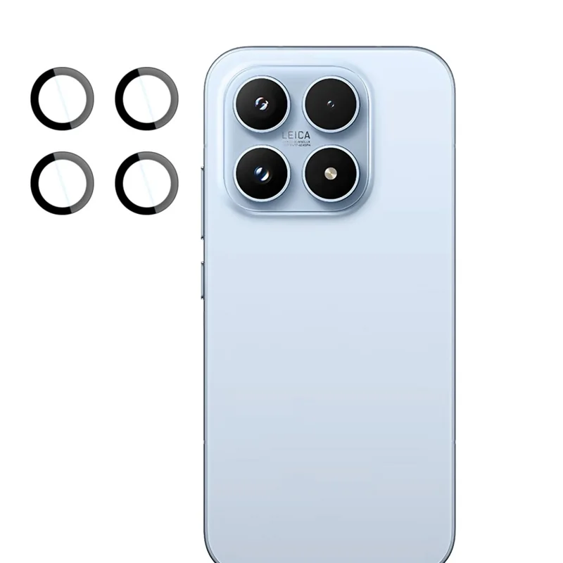 IMAK For Xiaomi 17 Tempered Glass Camera Lens Protector with Self Positioning Frame (Scaled Down Version)