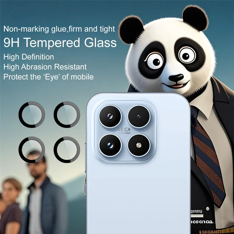 IMAK For Xiaomi 17 Tempered Glass Camera Lens Protector with Self Positioning Frame (Scaled Down Version)