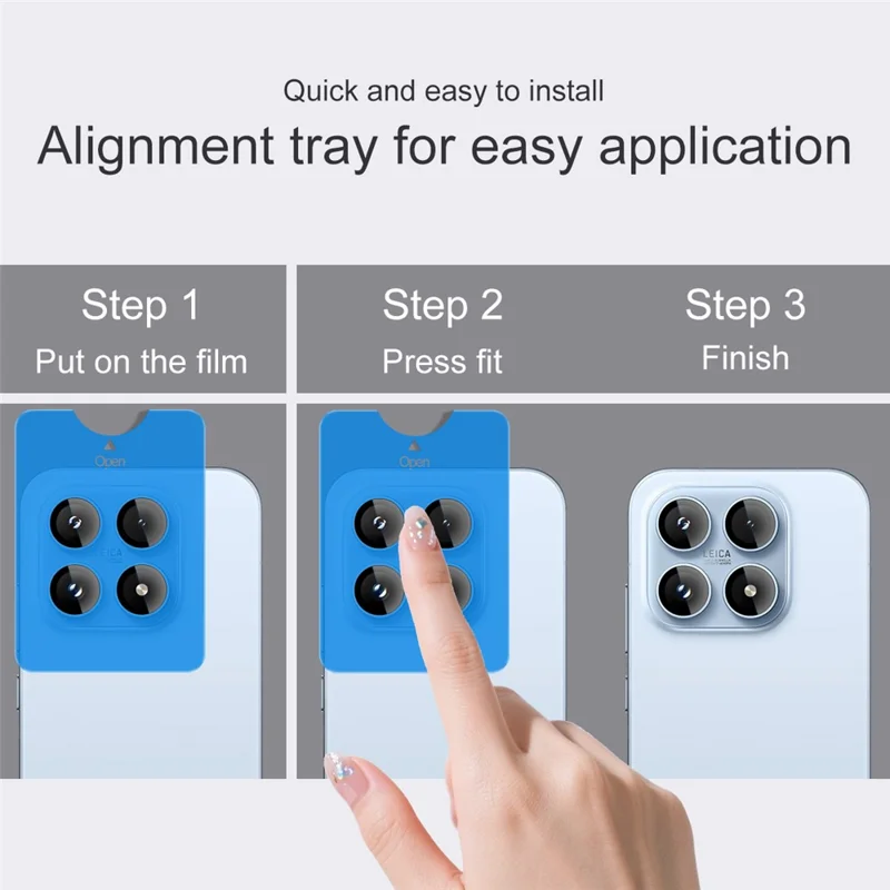 IMAK For Xiaomi 17 Tempered Glass Camera Lens Protector with Self Positioning Frame (Scaled Down Version)