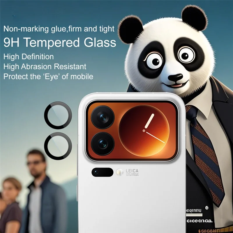 IMAK For Xiaomi 17 Pro Tempered Glass Camera Lens Protector with Self Positioning Frame (Scaled Down Version)