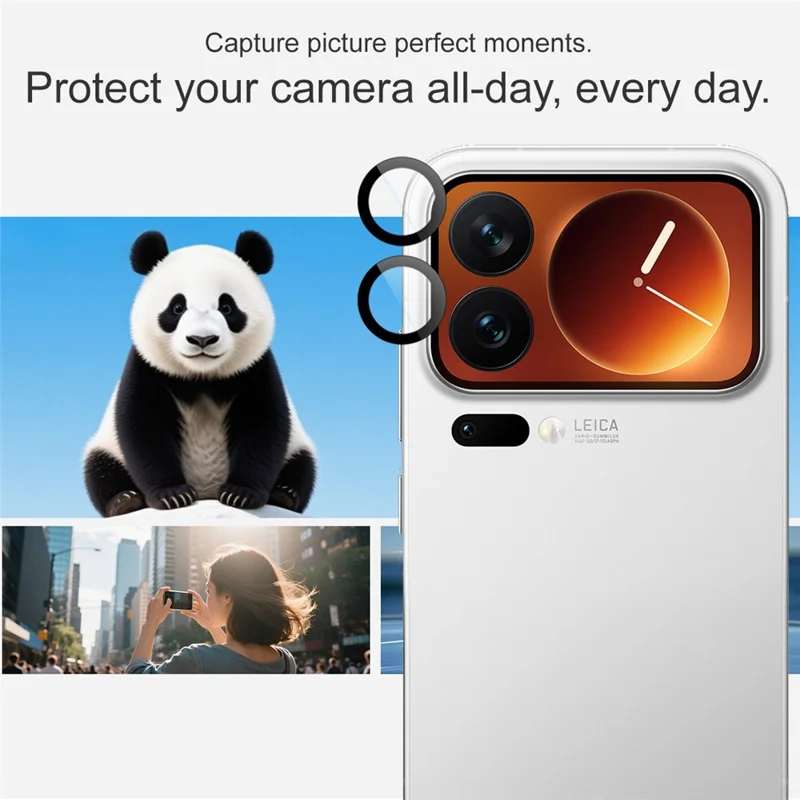 IMAK For Xiaomi 17 Pro Tempered Glass Camera Lens Protector with Self Positioning Frame (Scaled Down Version)