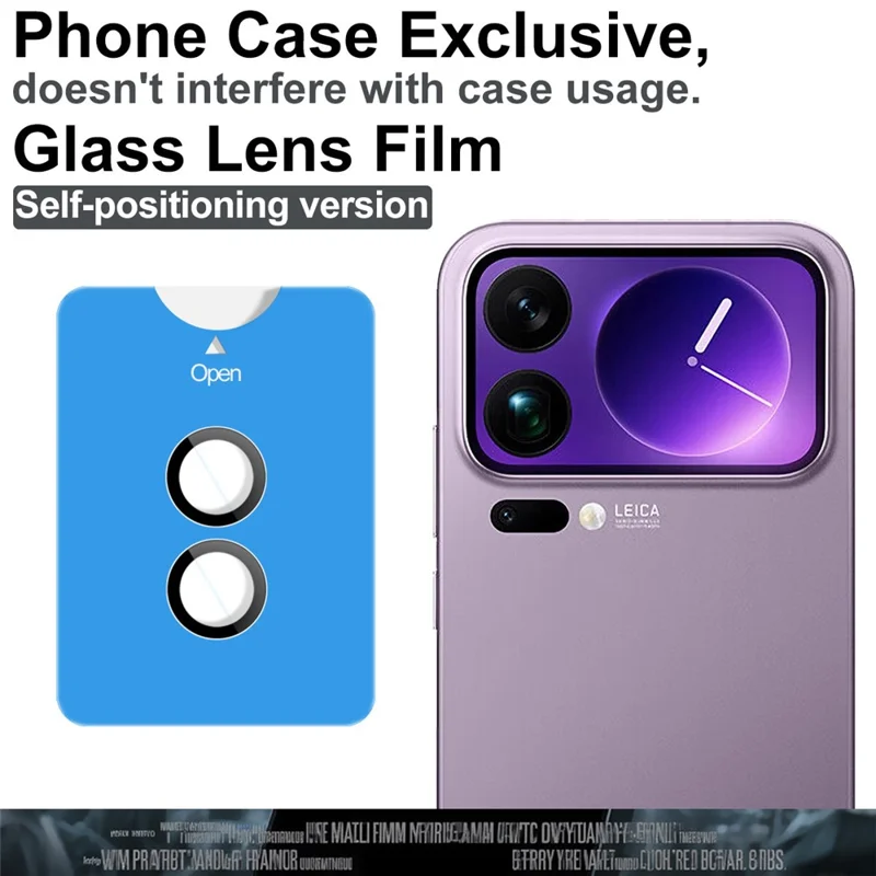 IMAK na Xiaomi 17 Pro Max Ochronnik obiektywu z hartowanego szkła z ramką samocentrującą (wersja pomniejszona)
