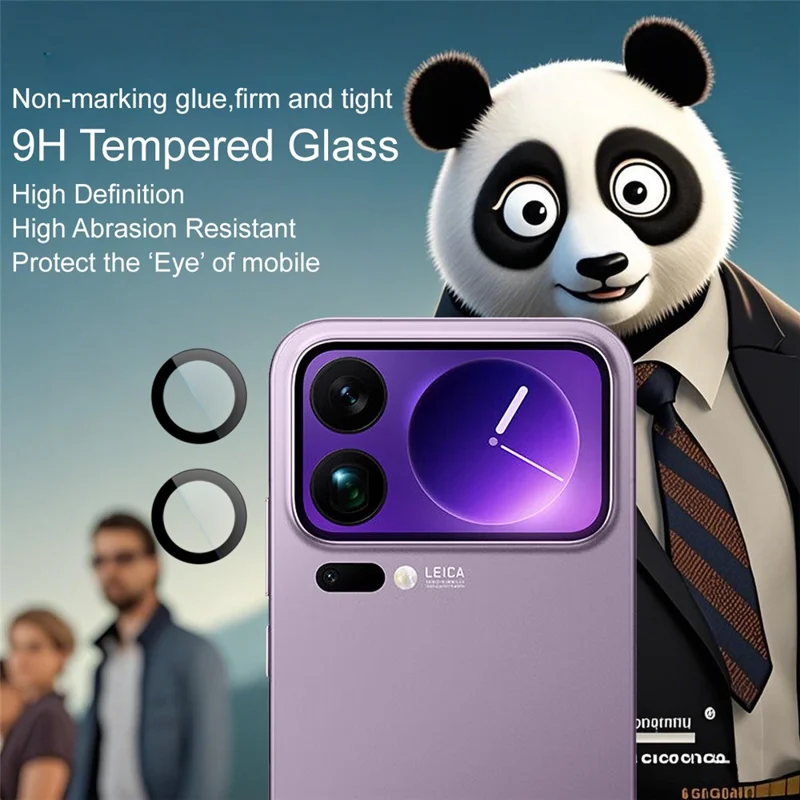 IMAK na Xiaomi 17 Pro Max Ochronnik obiektywu z hartowanego szkła z ramką samocentrującą (wersja pomniejszona)