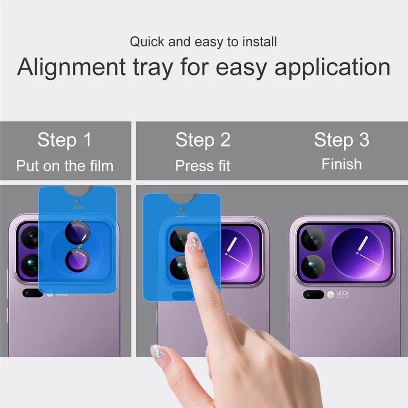 IMAK na Xiaomi 17 Pro Max Ochronnik obiektywu z hartowanego szkła z ramką samocentrującą (wersja pomniejszona)