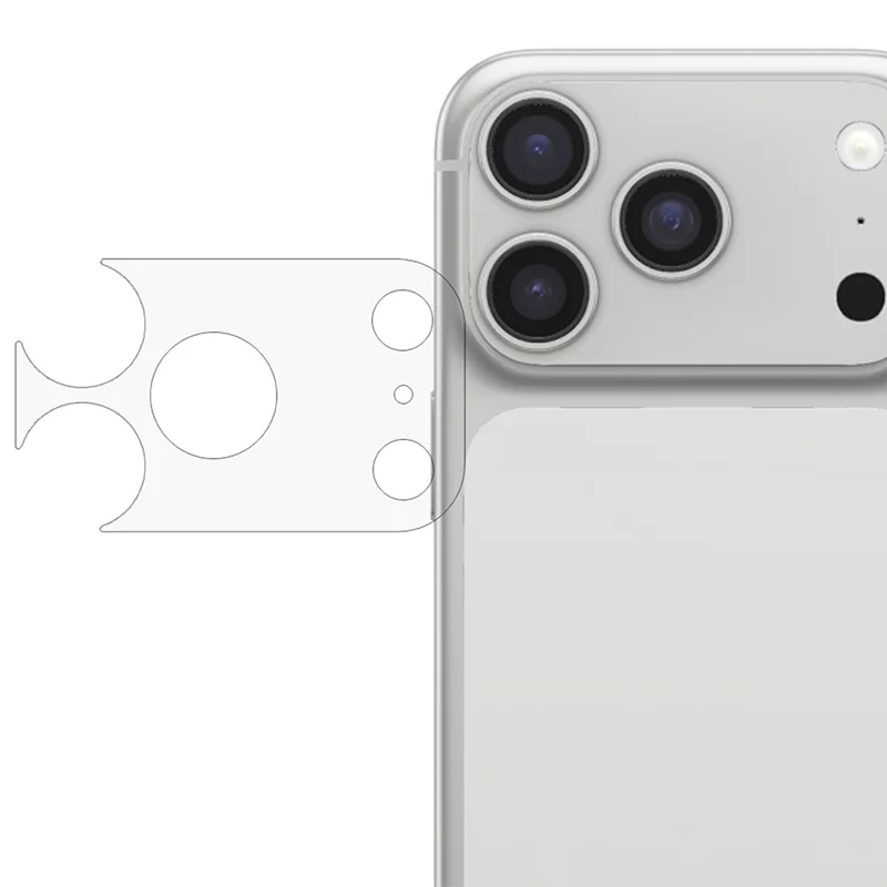For iPhone 17 Pro Max Camera Lens Film Ultra Thin Matte Fiber Glass Nano Lens Base Protector