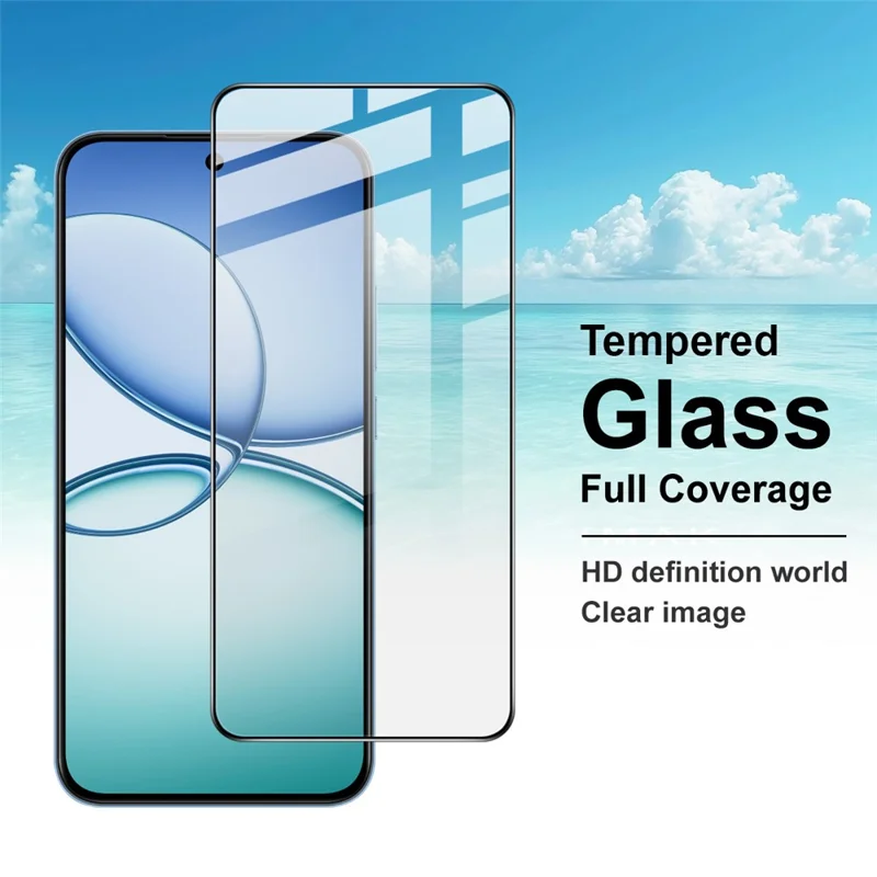 IMAK Pro+ Series For Realme 15T 5G Screen Protector Full Coverage Tempered Glass Film (Fingerprint Unlock)