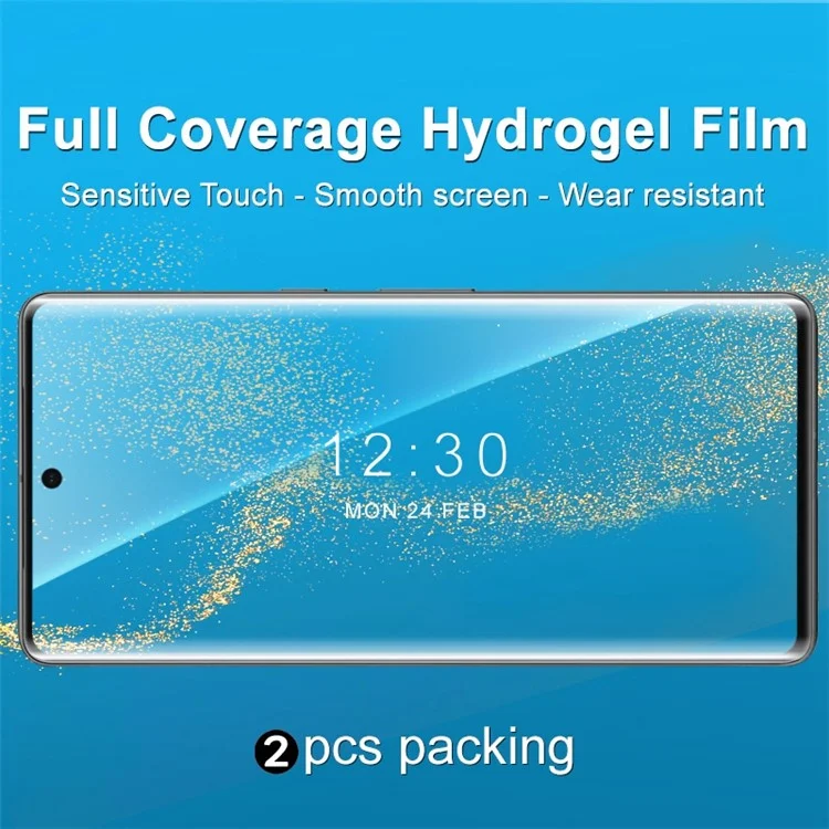 IMAK 2 piezas / Juego de película de hidrogel III para Google Pixel 7 Pro 5G, película de protección de pantalla frontal ultra clara, suave, de TPU, a prueba de explosiones y de cobertura completa