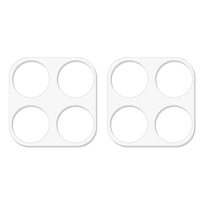 2 st för Xiaomi 17 kameraskydd 3D böjd kant Anti-scratch härdat glas linsfilm - Transparent