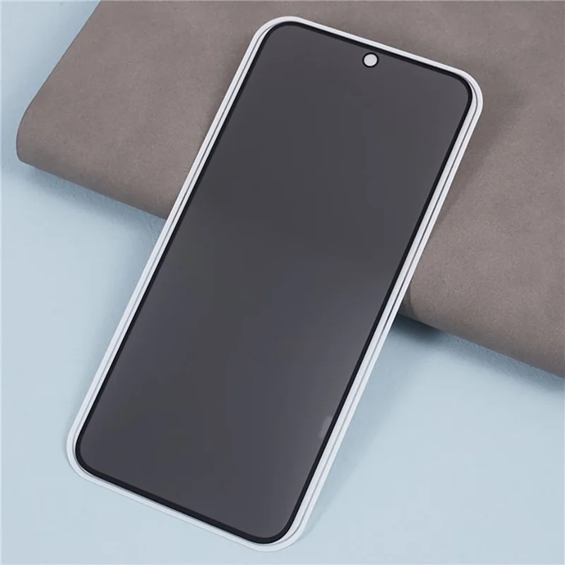 For Samsung Galaxy S26 Edge Anti-Spy Screen Protector 0.18mm Tempered Glass Film (Fingerprint Unlock Version)