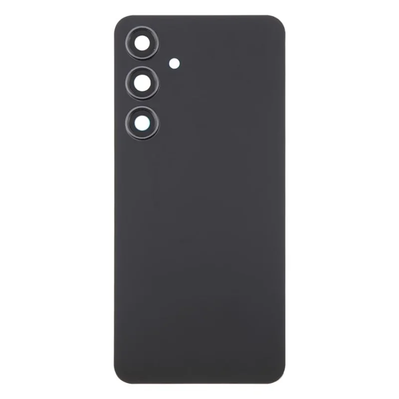 For Samsung Galaxy S24 FE Battery Housing with Adhesive Sticker+Camera Lens Cover - Black