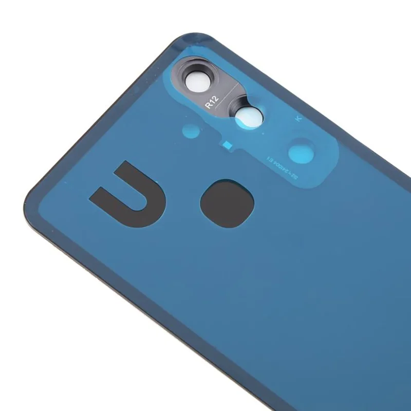 For Samsung Galaxy S24 FE Battery Housing with Adhesive Sticker+Camera Lens Cover - Black