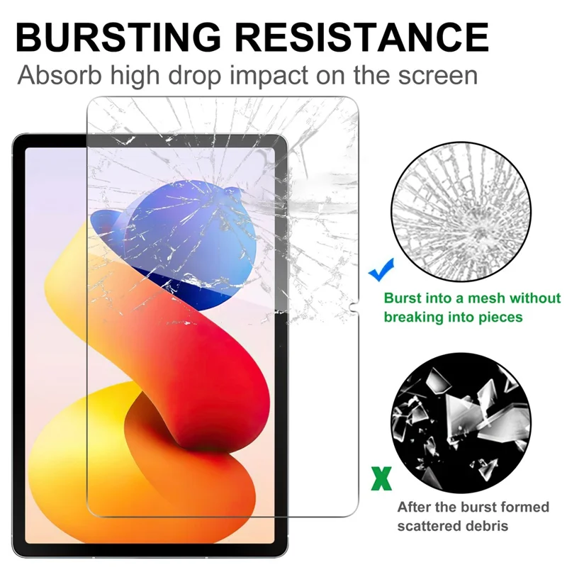 For Xiaomi Redmi Pad 2 Pro Tempered Glass Screen Protector 2.5D Straight Edge Screen Film