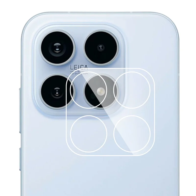 For Xiaomi 17 Camera Lens Protector Arc Edge Clear Tempered Glass Film