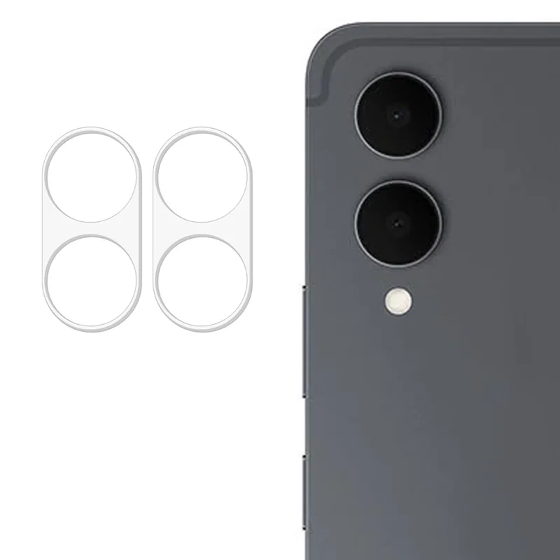 2Pcs For Samsung Galaxy Tab S11 Ultra Full Coverage Camera Lens Protector 3D Arc Edge Anti-Scratch Tempered Glass Lens Film - Transparent