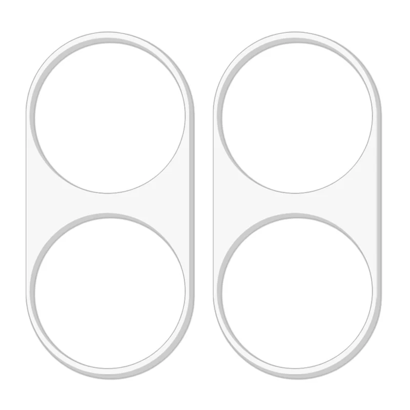 2Pcs For Samsung Galaxy Tab S11 Ultra Full Coverage Camera Lens Protector 3D Arc Edge Anti-Scratch Tempered Glass Lens Film - Transparent