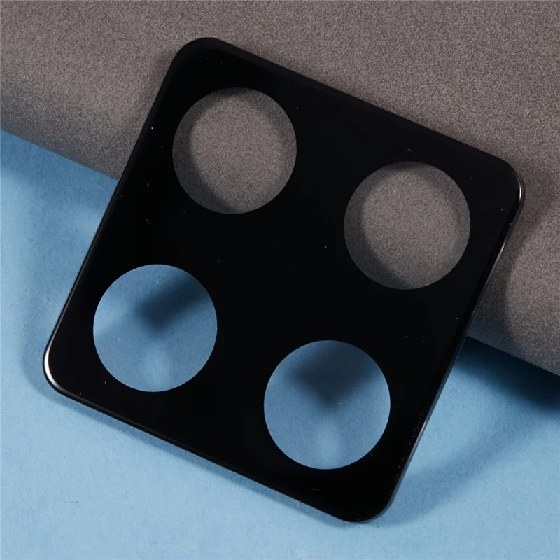 För Xiaomi 17 Fullständig täckning Kamerahölje Skyddsskiva Av Härdat Glas HD Klar Skråskyttskydd - Svart Silketryck