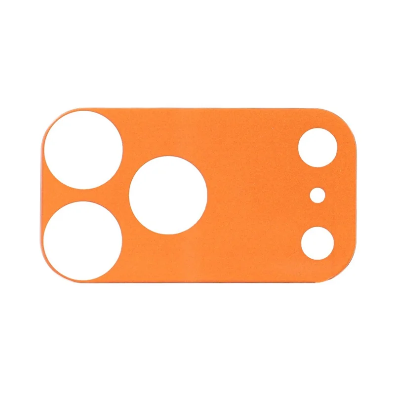 For iPhone 17 Pro Camera Lens Protector Full Coverage Anti Glare Ultra Clear Tempered Glass Lens Film - Orange