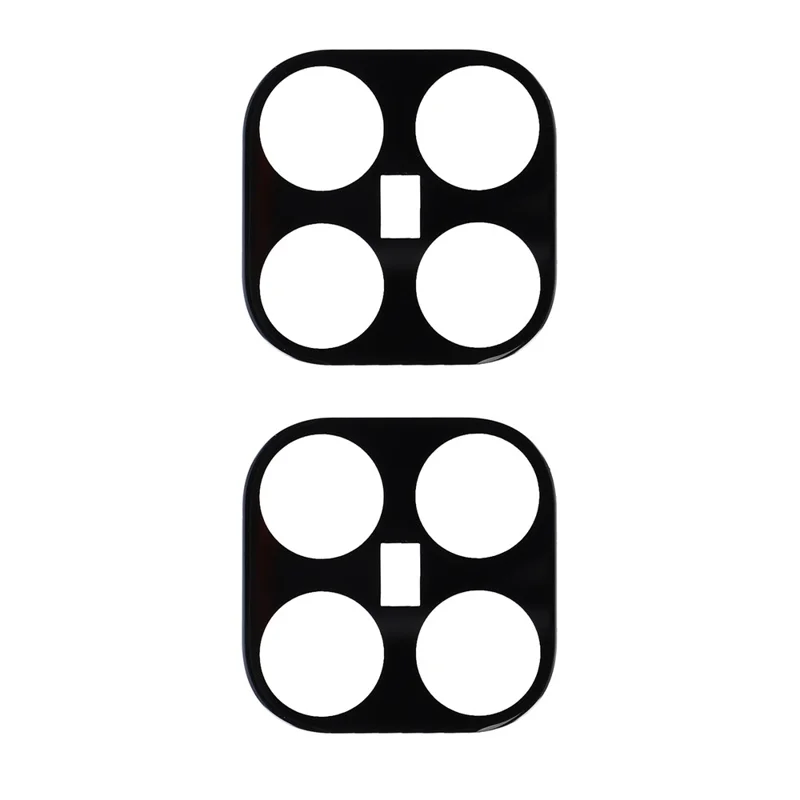 2Pcs For Xiaomi 15T Camera Lens Protector 2.5D Arc Edge Silk Printing Tempered Glass Rear Lens Film