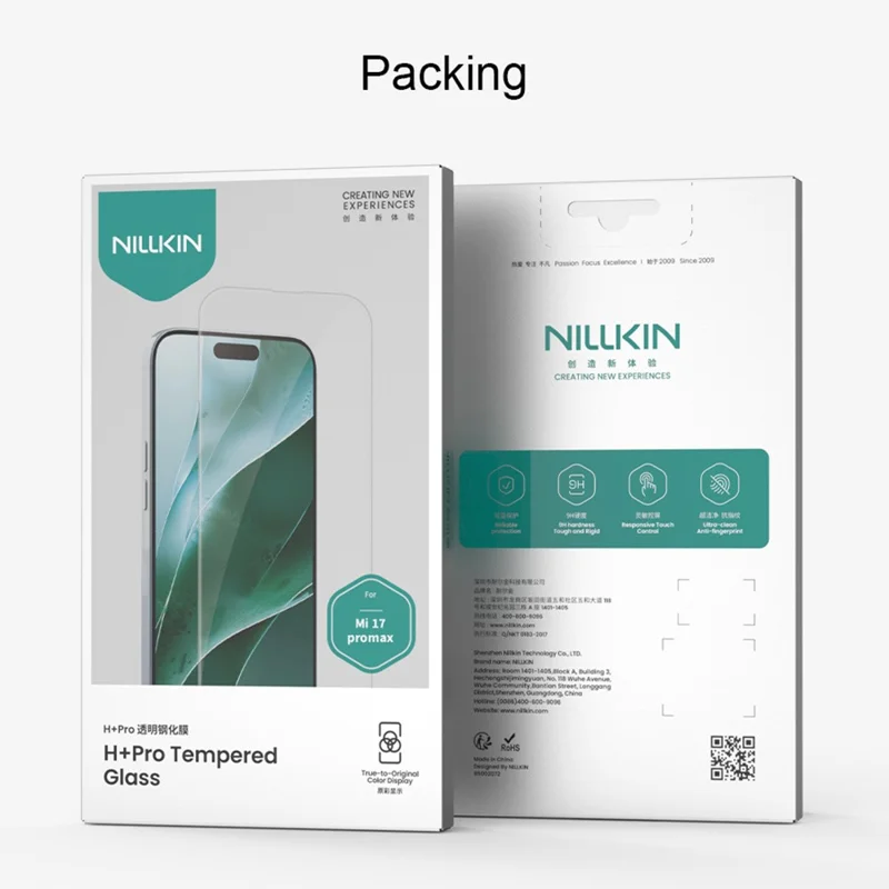 NILLKIN H+Pro for Xiaomi 17 Pro Max Screen Protector 9H Anti-Scratch Tempered Glass Film