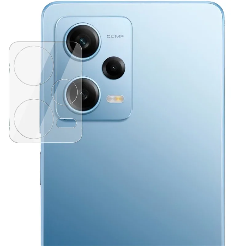 IMAK For Xiaomi Redmi Note 12 Pro 5G Integrated Camera Lens Protector Scratch Resistant Tempered Glass Lens Cap + Clear Acrylic Lens Film
