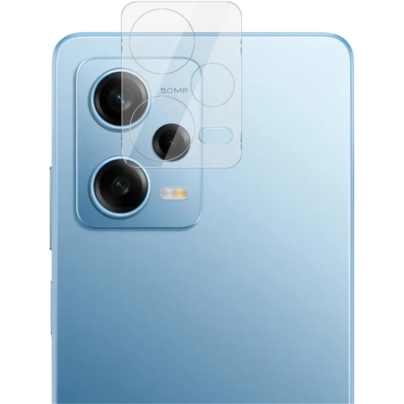 IMAK For Xiaomi Redmi Note 12 Pro 5G Integrated Camera Lens Protector Scratch Resistant Tempered Glass Lens Cap + Clear Acrylic Lens Film
