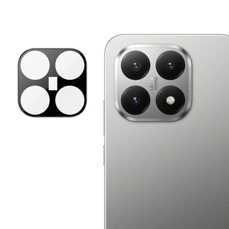 IMAK For Xiaomi 15T Camera Lens Protector Tempered Glass HD Clear Lens Film (Black Version)